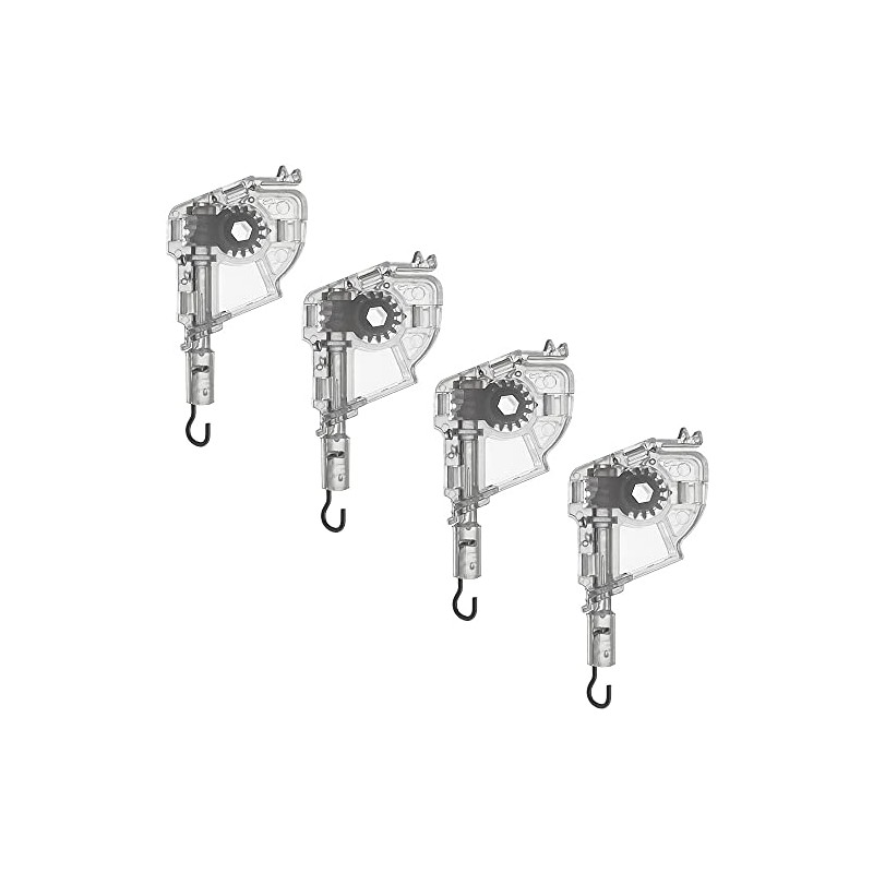 4pcs Wand Tilter for 2" Blinds Hexagon Shaped Gear Hook