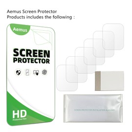 Aemus Screen Protector Compatible for Leeyalan Smart Watch 1.91" (6 Pack) Clear TPU Film Compatible for Dainlin P72 Smartwatch