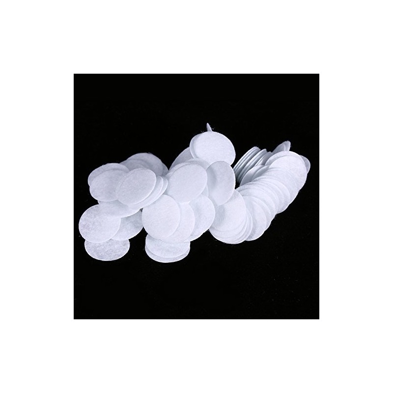 100pcs Microdermabrasion Filtros Algodón 20mm Filtro Vacío Facial Succión Almohadillas