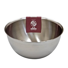 Kyoto Katsugu 4580047176983 Stainless Steel Deep Ball Without Edge 8.3 inches (21 cm), Made in Japan