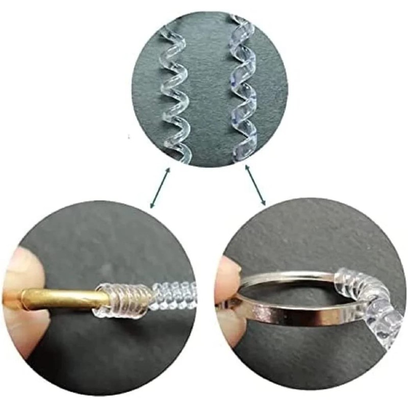Ring Adjuster, Ring Adjuster, Ring Stopper, Silver Polishing Cloth Included,