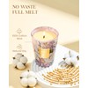 M&SENSE Violet YlangYlang Scented Candle, Soy Natural Wax Candles, 14.1oz