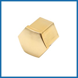 A ABSOPRO 20pcs Gold Tone 21mm Car Wheel Lug Nut Cap Tyre Hub Screw Bolt Dust Cover Item Replacement