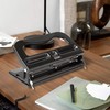 XOOL 3 Hole Punch, Heavy Duty Metal Hole Puncher for