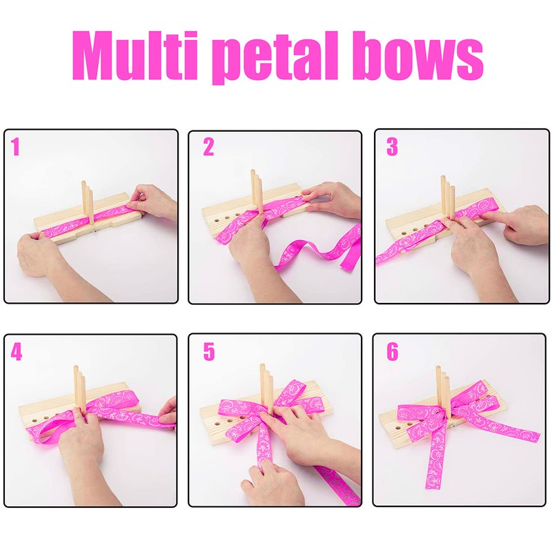 Bow Maker Wooden Wreath Bow Maker Tool Durable Portable Bow