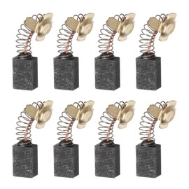 sourcing map 8 Pack Carbon Brushes Set Replaces 14x10x7mm for Most Power Tools Electric Hammer Drill Motor Circular Saws Replacement Part