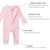 Aablexema 3-Pack Organic Cotton Baby Footless Pajamas with Mitten Cuffs,