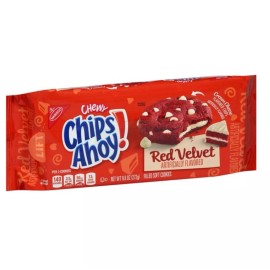 Chips Ahoy 🟡 New Nabisco CHIPS AHOY! Chewy Red Velvet Cream Cheese Soft Cookies 9.6oz