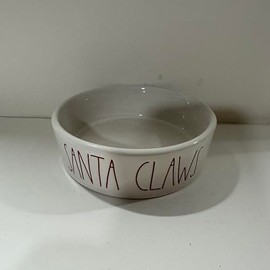 Rae -SANTA CLAW Bowl Allside White CHRISTMAS BOWL- Dunn by Magenta