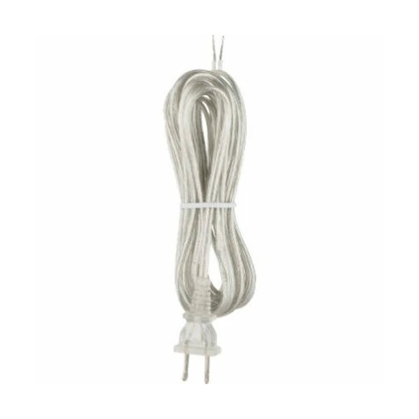 Westinghouse Lighting Corp 70098 8-Feet Lamp Art Cord Set, Silver