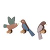 Bloomingville Lewi Hooks, Brown, FSC®100%, MDF; L8.5xH10xW4 cm, Set of