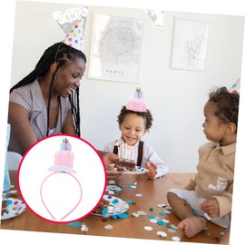 Baluue 1pc Birthday Hair Hoops for Boys and Girls Adorable Hair Accessories for Parties for Birthday Celebrations Dance Props and Family Fun and Attractive