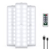 LED Closet Light, Newest 20LEDs Dimmer USB Rechargeable Motion Sensor