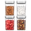 MR.SIGA 4 Pack Airtight Food Storage Container Set, BPA Free