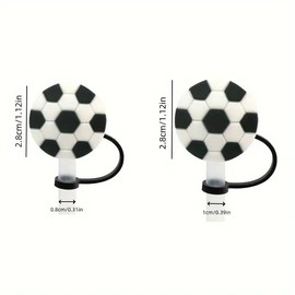 Random Different Bulk silicone Straw Protector for Party Gifts,15,30,45,65PCS Mixed Cute Dringking straw cover,8-10mm Dust-Proof Reusable straw cover cap (fit 7-8MM Straw, Random Different 15PCS)