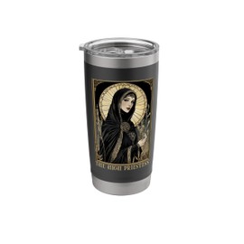 Mystical High Priestess Major Arcana Tarot for Intuition Stainless Steel Insulated Tumbler