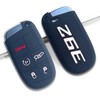 QZXIAOGU for Dodge Keychain with Soft Silicone Protection Key Case