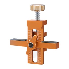 Cabinet Door Mounting Jig, Cabinet Door Installation Positioner for Easy Door Support & Alignment Tool, Hinge Installation Jig for Hanging Cabinets, Clamps Up to 30mm