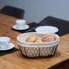 CALUTEA Modern Bread Basket // Wire Basket Vintage Look //