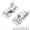 Chibery 2 Pack Tip Out Tray Hinges, Scissor Hinges for