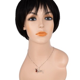 Amber Jewelry for Women - Sterling Silver and Baltic Amber I Love My Dog Pendant, Includes 925 Sterling Silver Chain - Sterling Silver Jewelry Collection, made in Poland