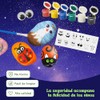 Kit Pintura Rocas Que Brillan Oscuridad Materiales Arte