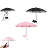 NT-ling 2pcs Cell Phone Umbrella,Outdoor Multi-Function Cute Phone Sunshade Umbrellas