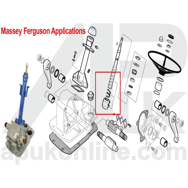 16 Steering Column Ball Bearing 5/16 Inch Replacement for Massey