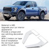 2Pcs Side Vent ABS Exquisite Exterior Body Stickers Strip Replacement