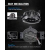 BICYACO New Version LED Fog Light Compatible with Dodge Ram