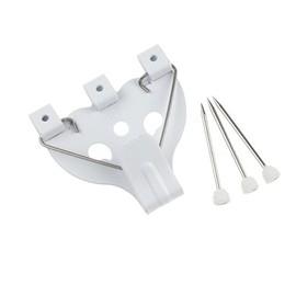 Fukui Metal Crafts F-0306-S Iron Safety X Hook, Large, White