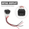 Hoypeyfiy DC 12V 10A 6 Pin 3 Position Rocker Switch