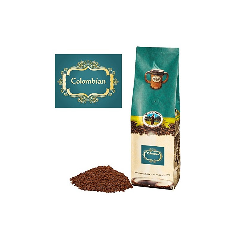 Mystic Monk Coffee: Breakfast Blend Ground Coffee (Medium Roast 100%