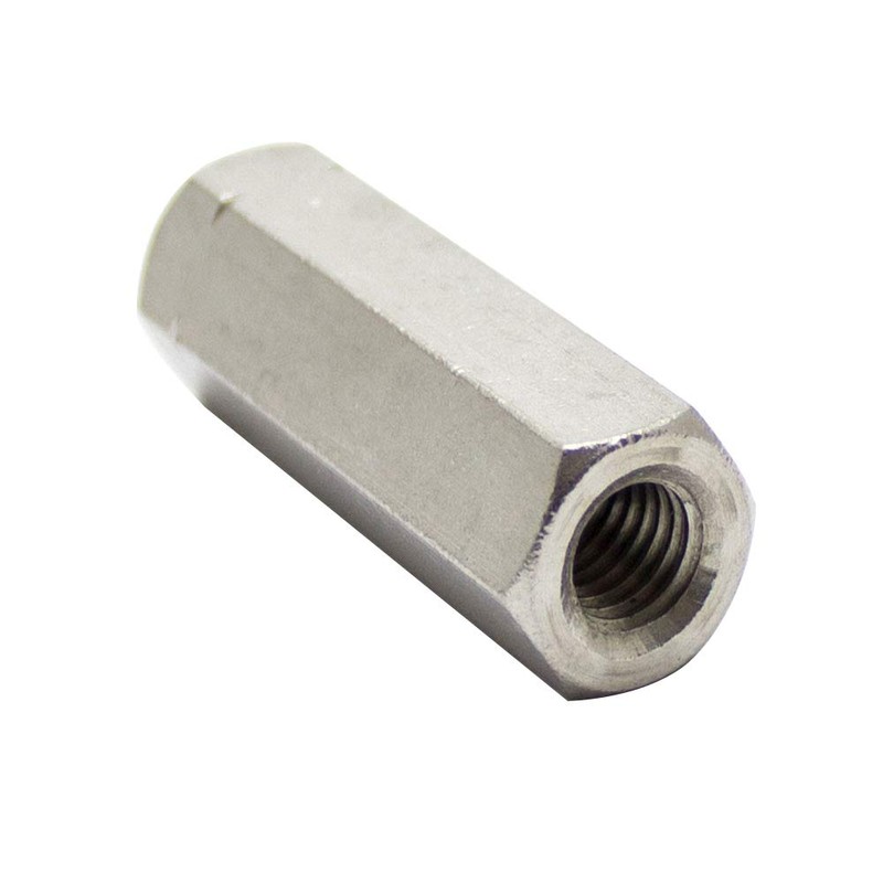 Threaded Sleeves M12 x 50 Hexagon, A2 Stainless Steel (Pack