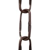 RCH Hardware CH-S58-20-AC-10 |12 Gauge Decorative Solid Steel Spanish Link
