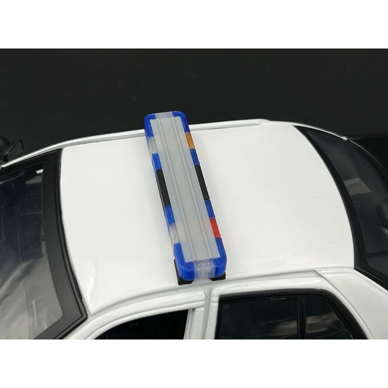 LED Ready Lightbar 1/18 LED Ready Whelen Edge Massachusetts Police