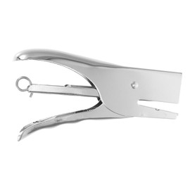 GRIRIW Hand Grips Needleless Stapler Holds 20 Sheets Metal Pliers Stapler Anti-Clog Office School No Stitch Required