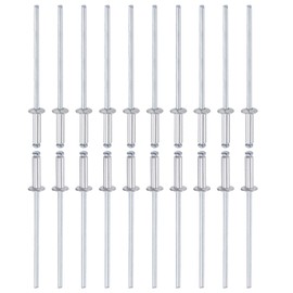 DTGN 2.4mmx9mm (DxL) Blinde Nieten - 120Pack - Gut für Maschinen Verbindung - Aluminum Kuppel Offene Endniete