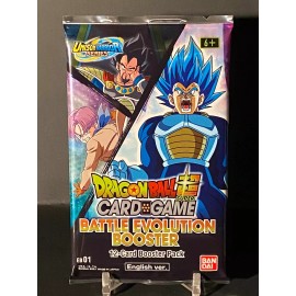 Dragon Ball Super Card Game Battle Evolution Booster Pack Factory Sealed