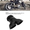 Carburetor Intake Manifold Dual Intake Boot Adaptor Rubber Replacement for