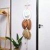 Yulejo Macrame Hat Hangers Boho Hat Rack for Wall Western