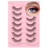 Lash natural wispy Cat Eye eyelashes, Frihappy false eyelashes, Wispy