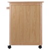 Winsome Wood Kitchen Cart, Natural, Single Drawer (82027)