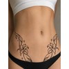 Semi Permanent Fine Line Tattoo, Large Tattoo Waterproof 2 Pcs