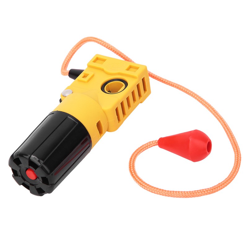 Portable Automatic Inflator Device with Hydrosolvent Accessories for Inflatable Life