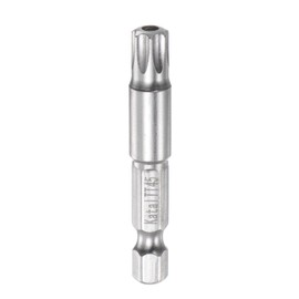 HARFINGTON TT45 Star 7 Point Screwdriver Bit 1/4" Hex Shank 2" Length Magnetic Security Torx Screw Driver Power Tool