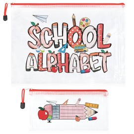 SOIDRAM 2PCS Clear Toiletry and Makeup Bags Waterproof PVC Travel Cosmetic Organizer Pouches Transparent Zipper Bags for Women