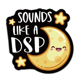 YAZMEEN 20 Pcs Funny Nurse Stickers 2.5" Sounds Like A DSP Medical Stickers Decals for Water Bottle Laptop Phone Funny Work Accessories for Nightshift Nursing Doctor Student Coworker Office Worker