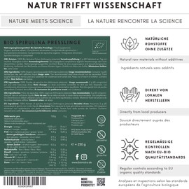 BioNutra® Spirulina Organic Pellets, 100% Pure & Natural, Residue-Controlled