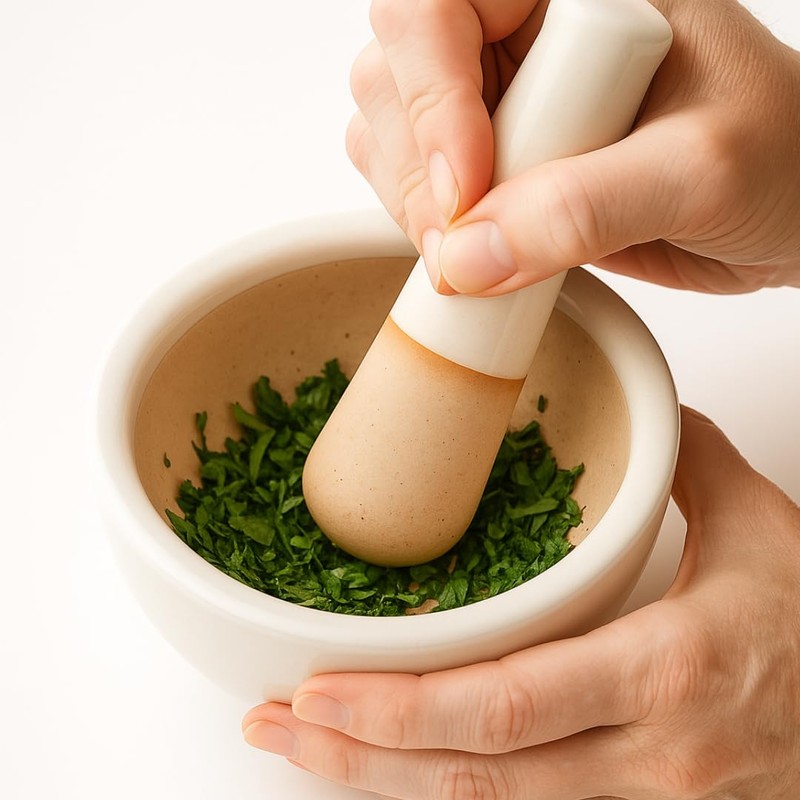 Jewel Tool 3" Ceramic Bowl and Pestle | 150ml Capacity